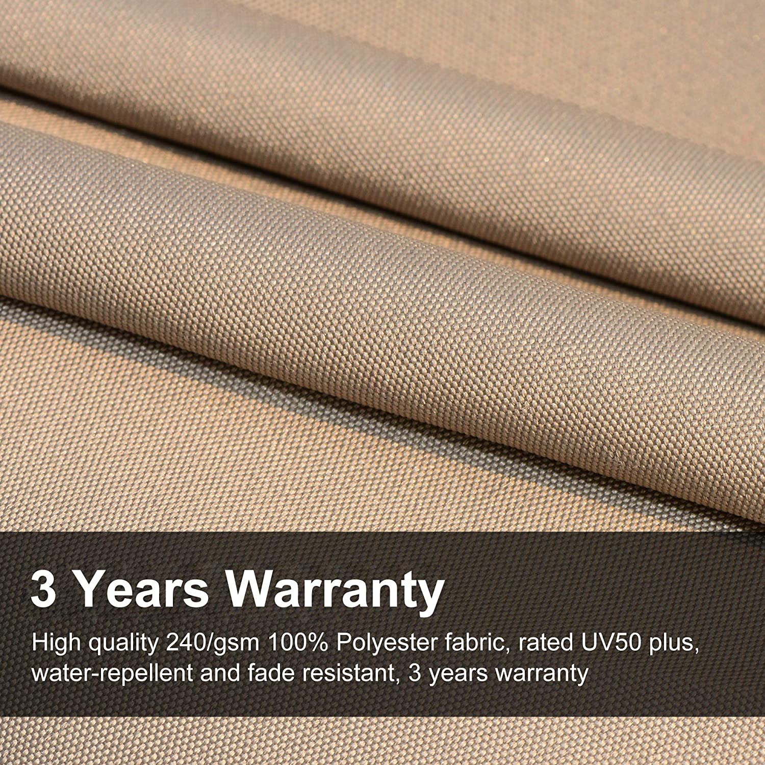 PURPLE LEAF Patio Umbrella Outdoor Square Umbrella Large Cantilever Umbrella Windproof Offset Umbrella Heavy Duty Sun Umbrella