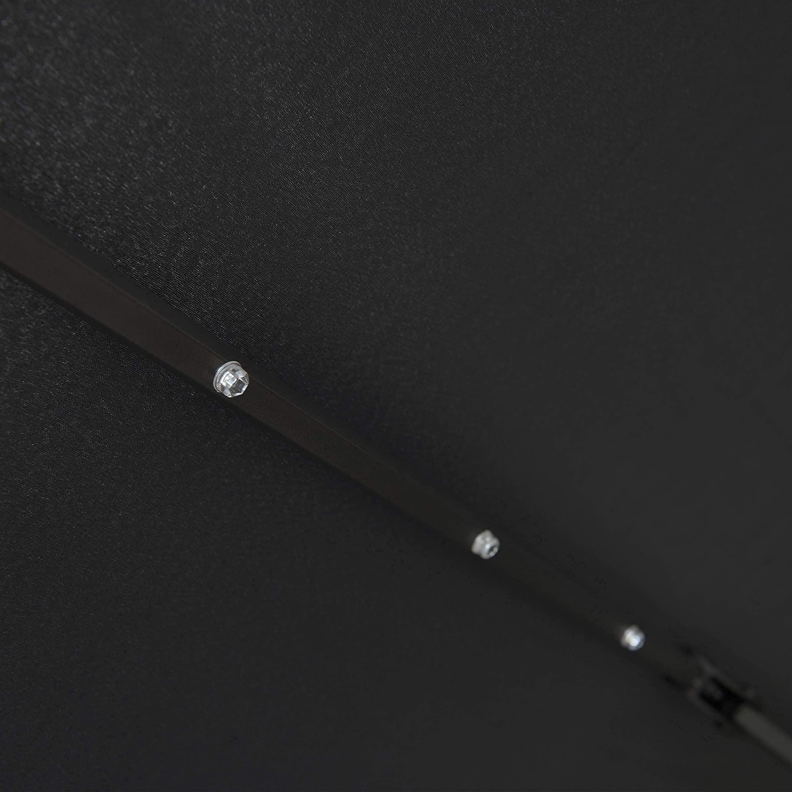 PURPLE LEAF 10'×10' Patio Umbrella Outdoor Cantilever Solar Powered LED Square Umbrella Aluminum Offset Umbrella